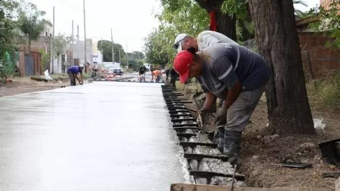 Avanza importante obra de pavimento