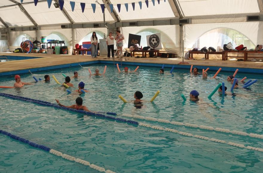 La actividad se encuentra en el marco del programa Crecer Juntos.