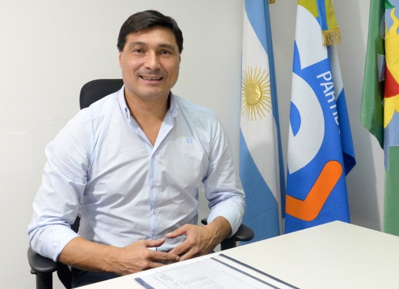 El vicepresidente de OSPRERA, presidente del Partido Fe y diputado nacional por la provincia de Buenos Aires, Pablo Ansaloni.