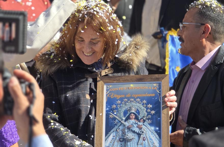 San Andrés de Giles celebró la festividad de la Virgen de Copacabana