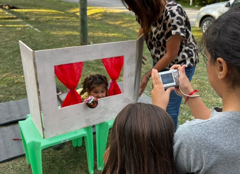 Entusiasmo de los más chicos.