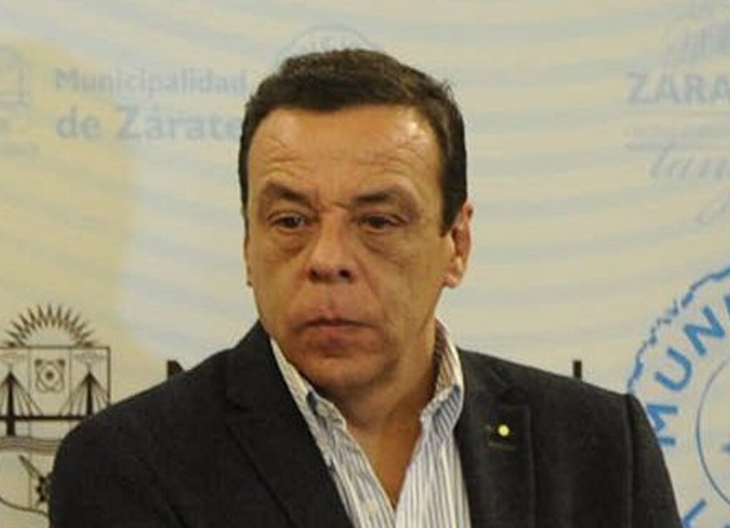 El intendente de Zárate, Osvaldo Cáffaro. 
