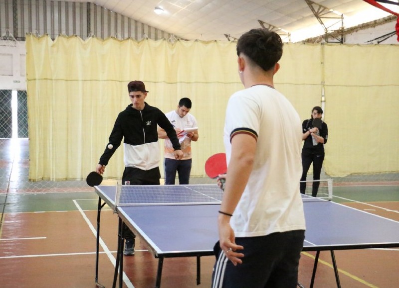 Tenis de mesa en la jornada inaugural.