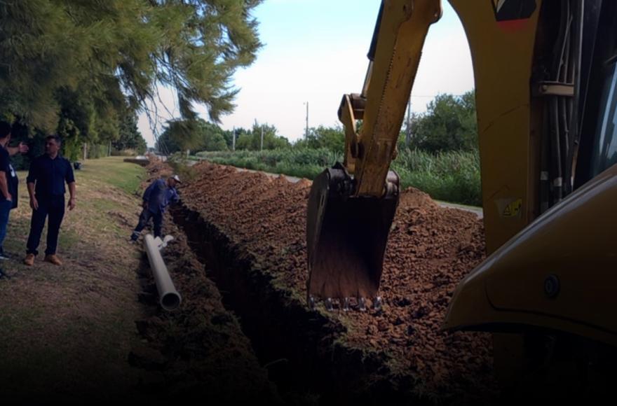 El Municipio completó la extensión de 1.600 metros de red cloacal
