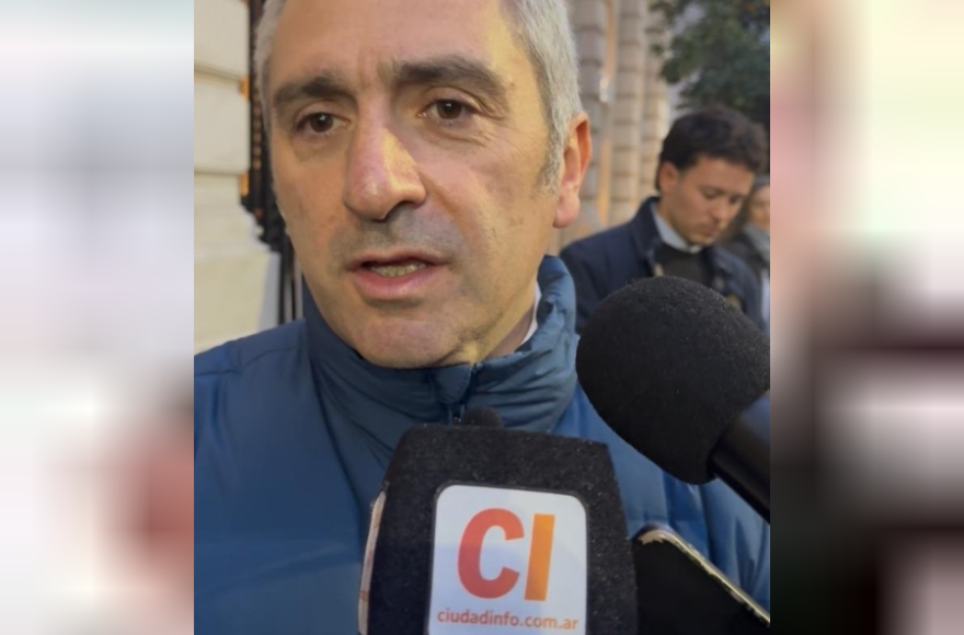 Andrés Larroque, ministro de Desarrollo de la Comunidad.