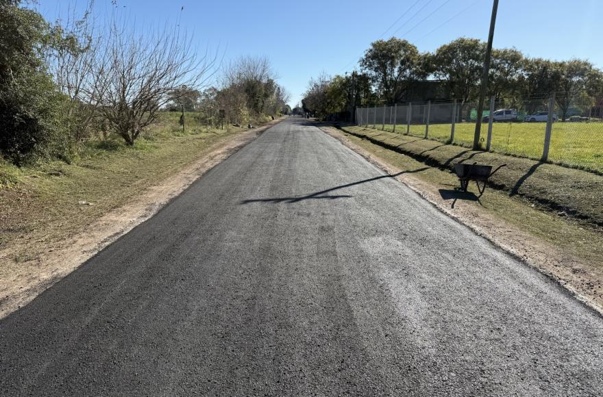 Desde el municipio destacaron que la obra se hace con personal municipal de la Secretaría de Obras y Servicios Públicos.