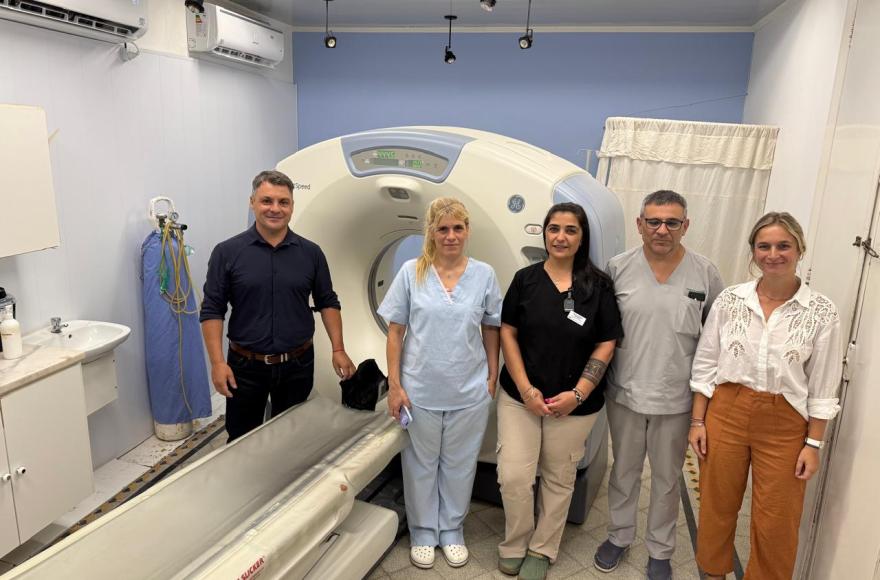 Ya funciona el tomógrafo computado del Hospital Municipal San Andrés