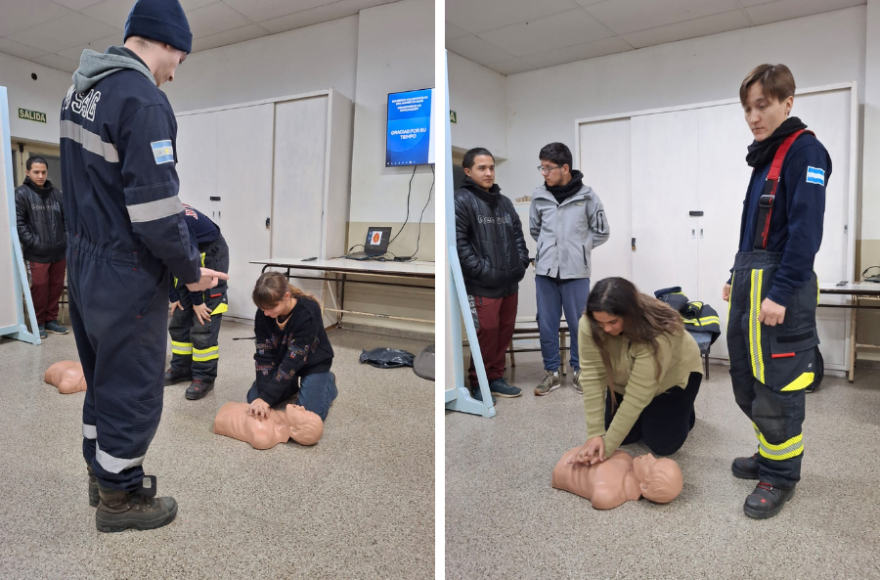 La formación busca brindar herramientas clave para actuar ante emergencias y salvar vidas.