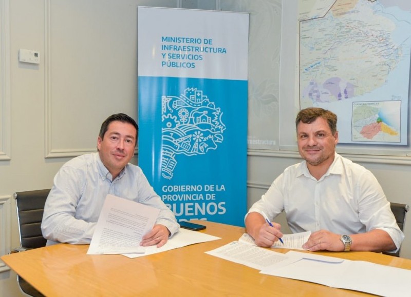 El intendente Miguel Gesualdi se reunió con Leonardo Nardini, ministro de Infraestructura de la provincia de Buenos Aires.