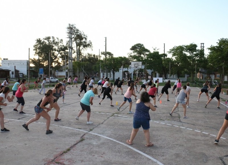 Actividad en el Parque Municipal.