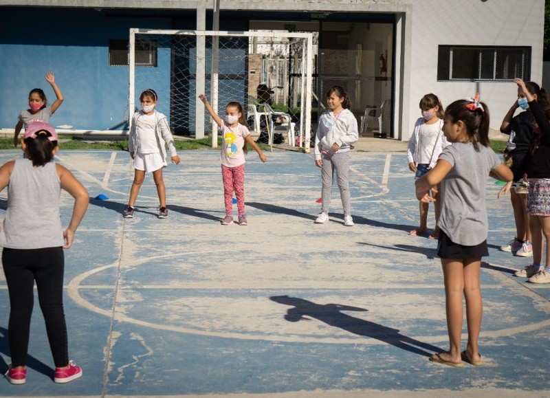 Clases a cargo de la profesora Catalina Ocampo.