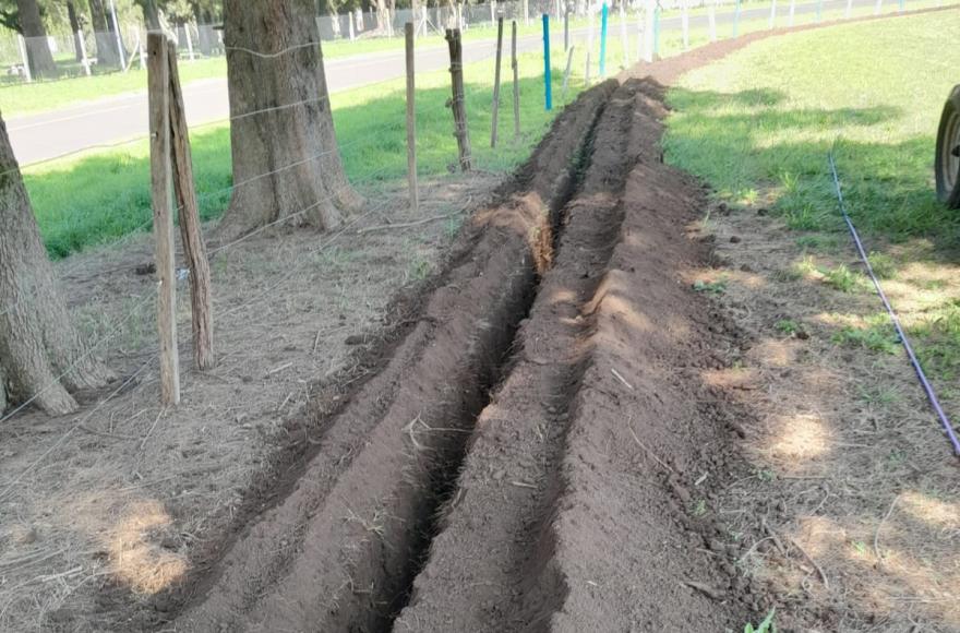 Obra en marcha.