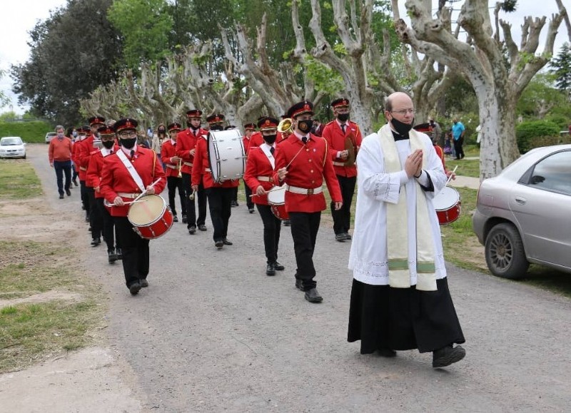 La procesión.