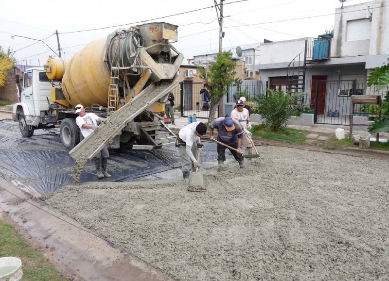 Siguen los trabajos.