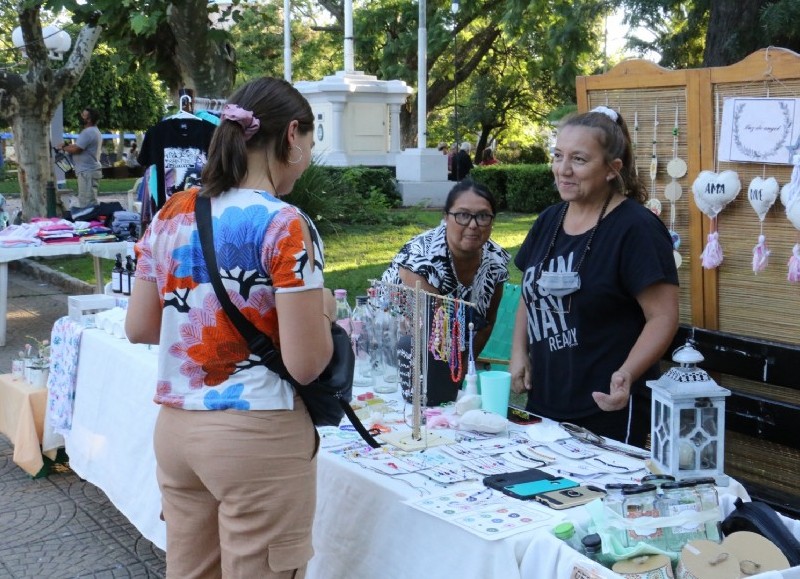 Actividad en la Plaza San Martín.