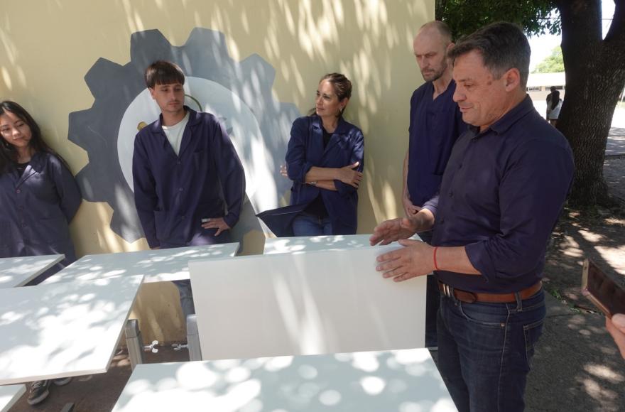 La Municipalidad aportó para la compra de materiales.