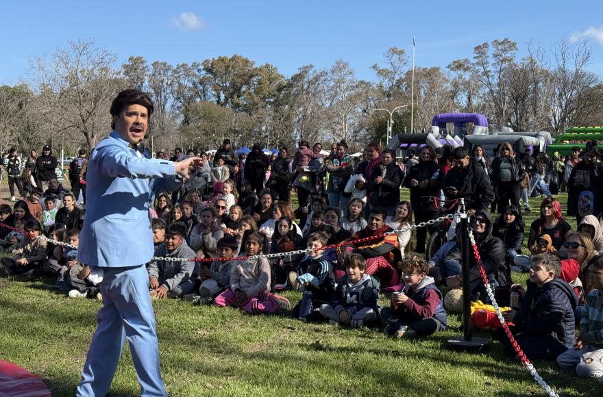 Juegos, espectáculos y actividades gratuitas: San Andrés de Giles celebró la niñez