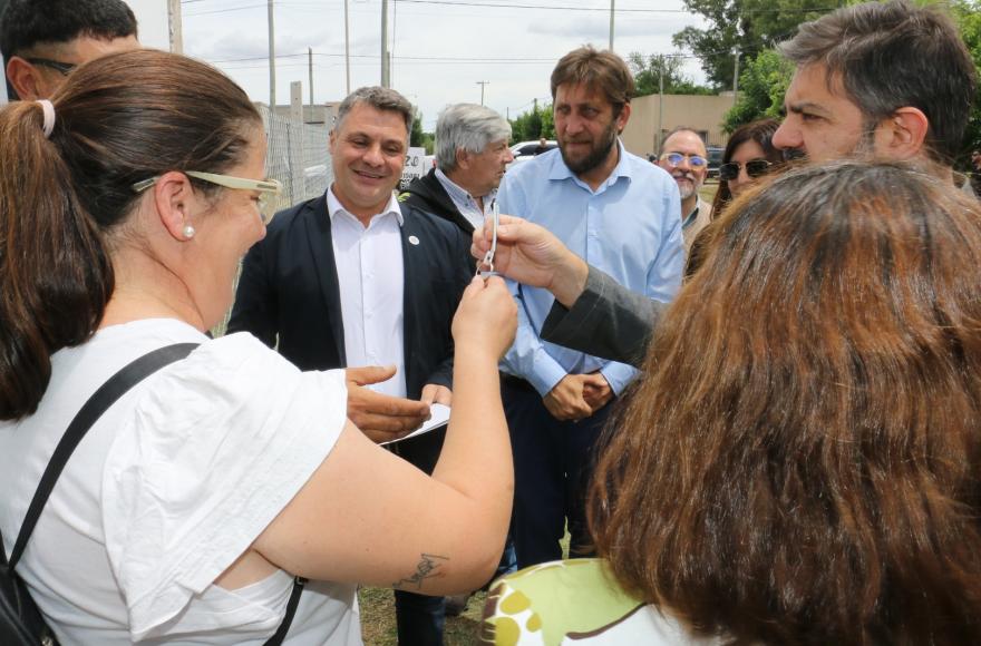 El Ministerio de Hábitat y Desarrollo Urbano respondió a las gestiones y la financiación fue del Instituto de la Vivienda de la Provincia.