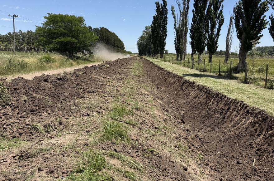 La Secretaría Municipal de Obras y Servicios Públicos sigue con el trabajo intenso.