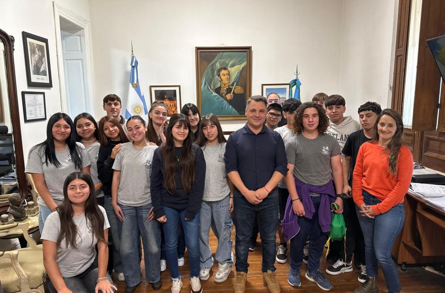 Los estudiantes pudieron interiorizarse sobre el funcionamiento de la gestión local.