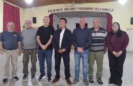 Fernando Espinoza llegó a Ramallo y recorre el distrito junto al intendente Mauro Poletti