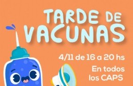 Jornada de vacunación en todos los CAPS