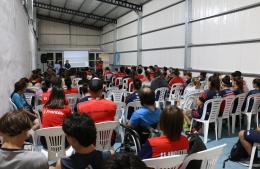 Se brindó una charla informativa sobre donación de sangre