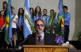 Acto por el día del fundador de San Andrés de Giles