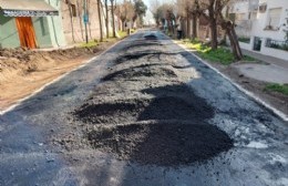 Repavimentación de calles en Solís