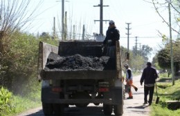 Avanzan las tareas de bacheo