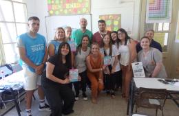 Se controló la salud de estudiantes de 1° Año en la E.P. N° 12