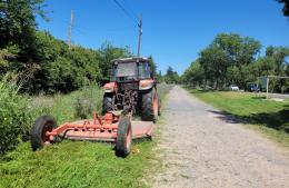 Avanza el corte de pasto en los espacios verdes