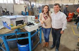 Gesualdi entregó equipamiento para la Técnica N° 1