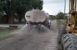 Labores de estabilizado en varias calles