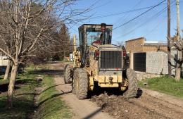 La Municipalidad sigue mejorando calles no pavimentadas
