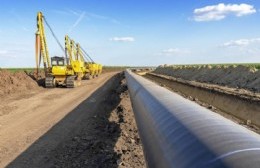 Corte en cruces de caminos rurales por la construcción del Gasoducto Néstor Kirchner