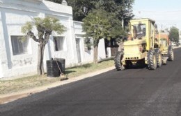 Avanzan las obras de asfalto