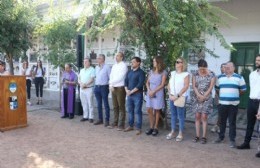 Homenaje a Cámpora en el Cementerio local