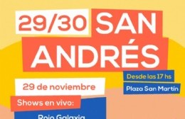 San Andrés: nutrida actividad en Plaza San Martín