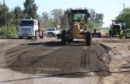 Comenzó la obra de bacheo entre Giles, Azcuénaga y Solís