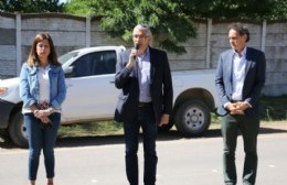 Presencia nacional para la inauguración de la obra de repavimentación del acceso a Cucullú