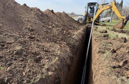 La Municipalidad extiende la red cloacal