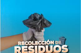 Recolección de residuos durante el fin de semana largo