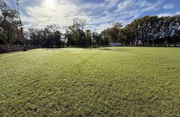 Cuenta regresiva para disfrutar de la cancha de fútbol principal del Parque
