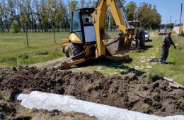 Culmina la colocación de caños de desagües en Villa Ruiz