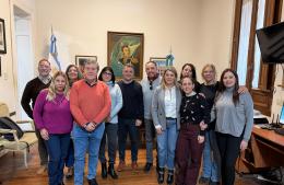Reunión sobre temas educativos con la presencia del intendente